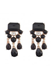 The New Geometric Mosaic Personality Droplets Drop Earrings