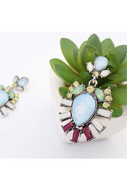 High-Grade Crystal Flower Earrings Exquisite Earrings