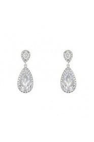 Drop Earrings Women's Alloy Earring Cubic Zirconia