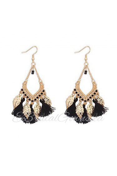 Bohemian Fashion Hollow Leaf Shape Earrings