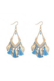 Bohemian Fashion Hollow Leaf Shape Earrings