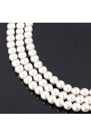 High Quality Synthetic Pearl Beads Luxury Women's Fancy Choker Collar Necklace Jewellery Gift for Women