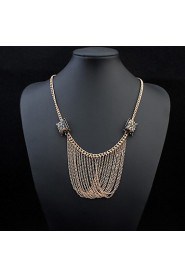 Fine Jewelry Tassel Necklace Summer Style Exaggerated Long Necklace for Women