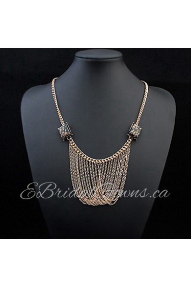 Fine Jewelry Tassel Necklace Summer Style Exaggerated Long Necklace for Women