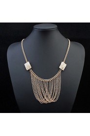 Fine Jewelry Tassel Necklace Summer Style Exaggerated Long Necklace for Women