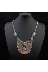 Fine Jewelry Tassel Necklace Summer Style Exaggerated Long Necklace for Women