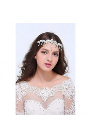 Women's Sterling Silver Alloy Headpiece - Wedding Special Occasion Casual Head Chain 1 Piece