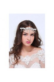 Women's Sterling Silver Alloy Headpiece - Wedding Special Occasion Casual Head Chain 1 Piece