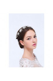 Women's Silver / Alloy Headpiece - Wedding / Special Occasion / Casual Headbands / Hair Clip / Hair Pin 3 Pieces