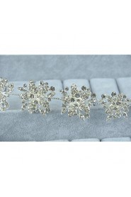 Women's Silver / Alloy Headpiece - Wedding / Special Occasion / Casual Headbands / Hair Clip / Hair Pin 3 Pieces