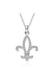 Cremation Jewelry 925 sterling silver Crowe Stars with Zircon Pendant Necklace for Women