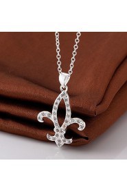 Cremation Jewelry 925 sterling silver Crowe Stars with Zircon Pendant Necklace for Women