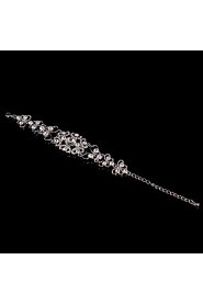 Women's Chain Bracelet Alloy Rhinestone