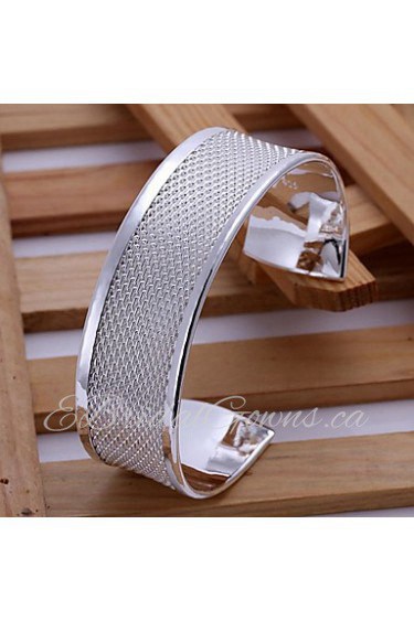 Women's Cuff Bracelet Silver