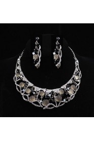 Women's Cubic Zirconia/Alloy/ Wedding/Party Jewelry Set