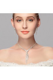 Jewelry Set Women's Anniversary / Wedding / Engagement / Birthday / Gift / Party / Daily / Special Occasion Jewelry Sets Rhinestone