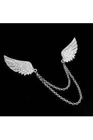 Inlay Diamond Wing Brooch (1Pc)