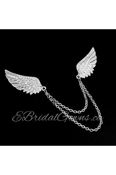 Inlay Diamond Wing Brooch (1Pc)