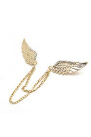 Inlay Diamond Wing Brooch (1Pc)