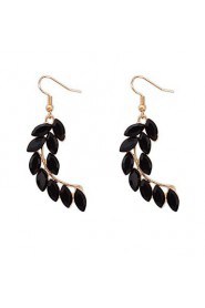 Exotic Beads Simple Personality Wheat Shaped Earrings