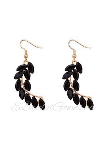 Exotic Beads Simple Personality Wheat Shaped Earrings