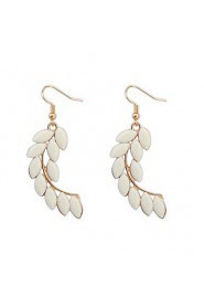 Exotic Beads Simple Personality Wheat Shaped Earrings