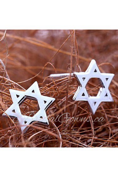 Super Cute Pentagram Star Earrings Real 925 Silver Statement Ear Studs Women Wedding Gift Sterling-silver-jewelry