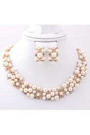 Fashion gold-plated necklace (necklace) (earrings) (Bracelet)