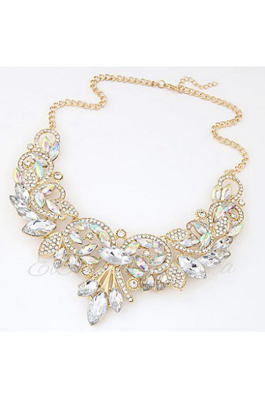 Women's European Style Luxury Shining Metal Exaggeration Necklace