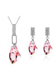 Thousands of colors Women's Alloy Jewelry Set Crystal-9-1-506-2-212