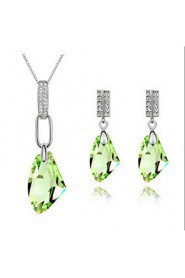 Thousands of colors Women's Alloy Jewelry Set Crystal-9-1-506-2-212