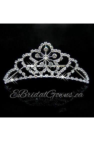 Bridal Wedding Princess Pageant Prom Crystal Tiara Crown Headband