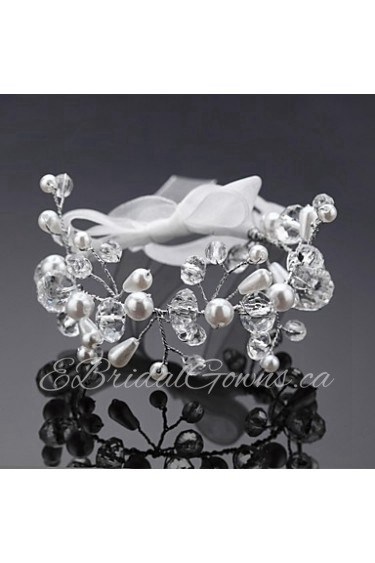 Ladies'/Women/Women's Silver Charm With Rhinestone Bracelet