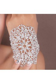 Bridal 's Rhinestone Crystal Wedding Arm Armlet Bracelet 1 Piece