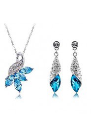 Jewelry Set Women's Engagement / Party Jewelry Sets Alloy / Quartz Necklaces / Earrings White