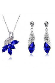 Jewelry Set Women's Engagement / Party Jewelry Sets Alloy / Quartz Necklaces / Earrings White