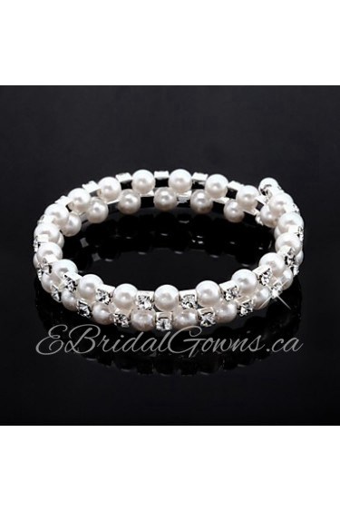 Child's/Women's Fashion Bracelet Crystal/Imitation Pearl/Cubic Zirconia