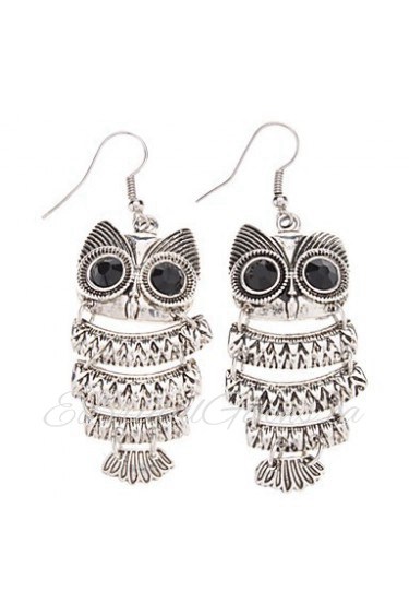 Vintage Style Owl Shape Earrings