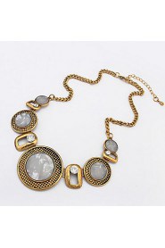 New Fashion Round Bead Necklace Women Steam Punk Accessories Vintage Choker Necklace Chain For Women