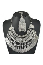 Jewelry Set Women's Gift / Party / Daily Jewelry Sets Alloy Non Stone Necklaces / Bracelets Silver