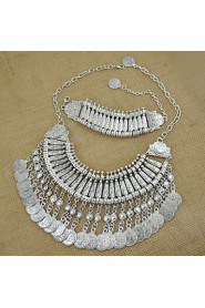 Jewelry Set Women's Gift / Party / Daily Jewelry Sets Alloy Non Stone Necklaces / Bracelets Silver