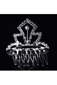 Fashion Bride Headwear Headdress Crown With Rhinestone Styl