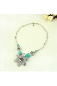 Women's Alloy Necklace Party/Daily Turquoise