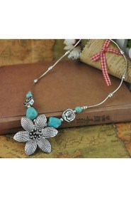 Women's Alloy Necklace Party/Daily Turquoise