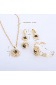 WesternRain Wedding jewelry Women's Alloy / Rhinestone Jewelry Set Rhinestone