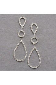 Drop Earrings Women's Alloy Earring Rhinestone