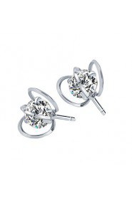 Crystal Zircon New Fashion Jewelry Popular Female Geometric Earrings