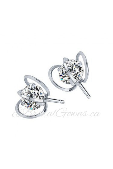 Crystal Zircon New Fashion Jewelry Popular Female Geometric Earrings