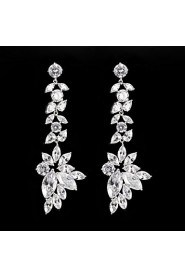 Drop Earrings Women's Cubic Zirconia/Alloy Earring