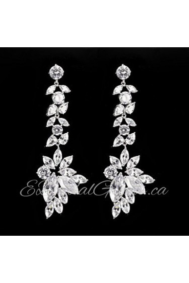 Drop Earrings Women's Cubic Zirconia/Alloy Earring